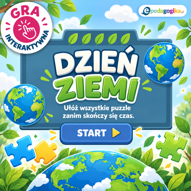 Dzień Ziemi – interaktywne puzzle ekologiczne dla dzieci
