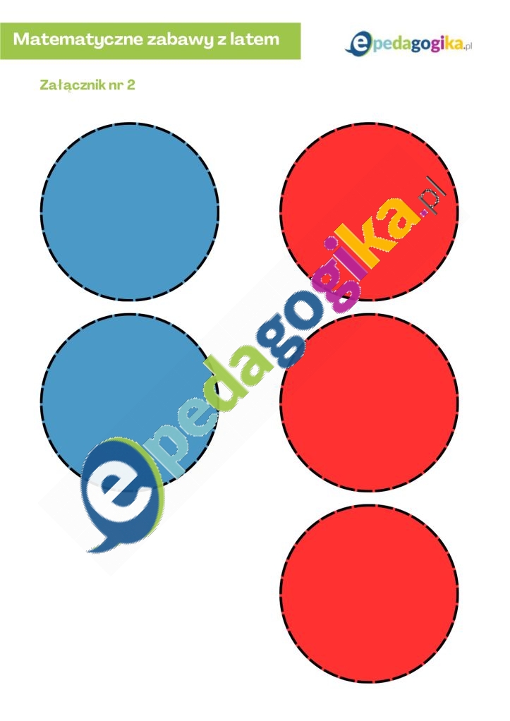  Lekcja otwarta – scenariusz zajęć rewalidacyjnych. Matematyczne zabawy z latem 