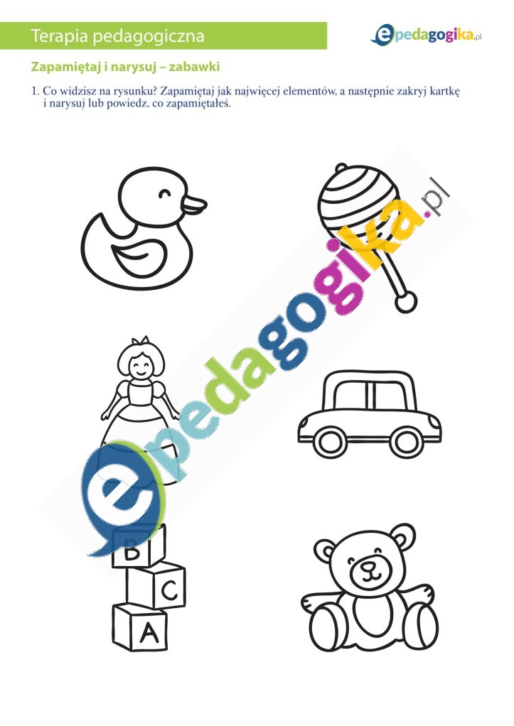 Zapamiętaj i narysuj – zabawki-1