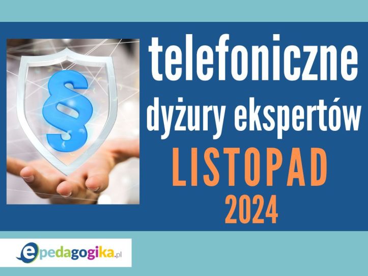 Telefoniczne dyżury ekspertów: listopad 2024