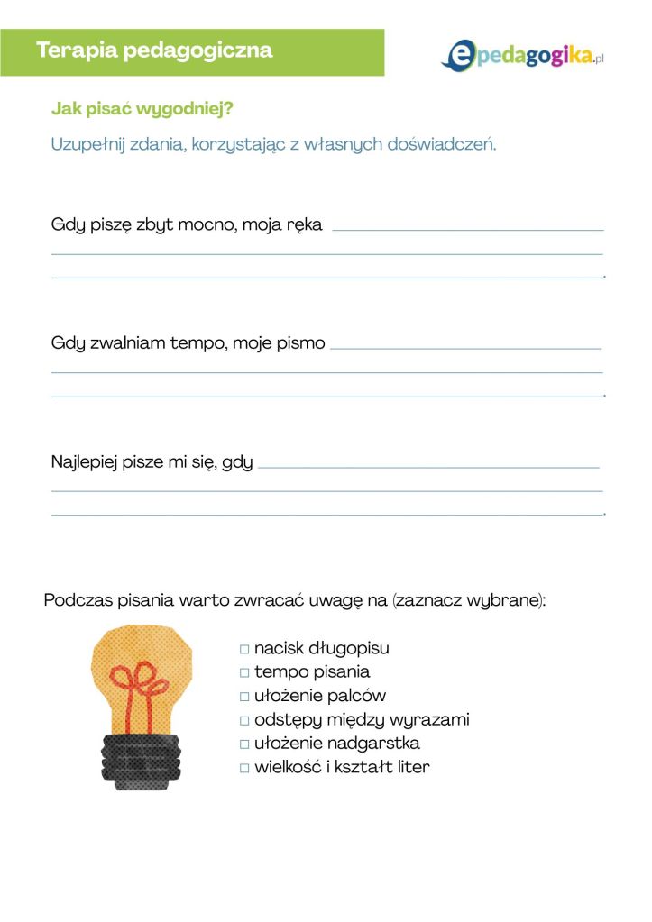 Dzień Pisma Ręcznego. Ćwiczenia wspierające komfort i czytelność pisma ręcznego