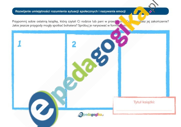 Instrukcja i karty pracy. W świecie książek. Rozbudzanie zainteresowań czytelniczych -4