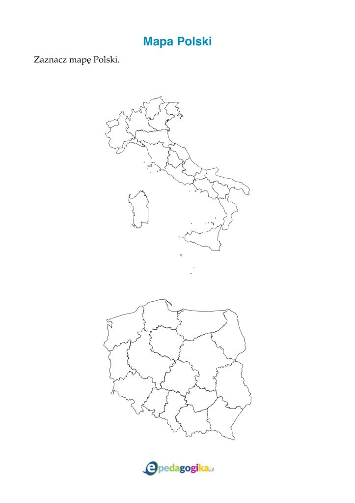 Mapa Polski