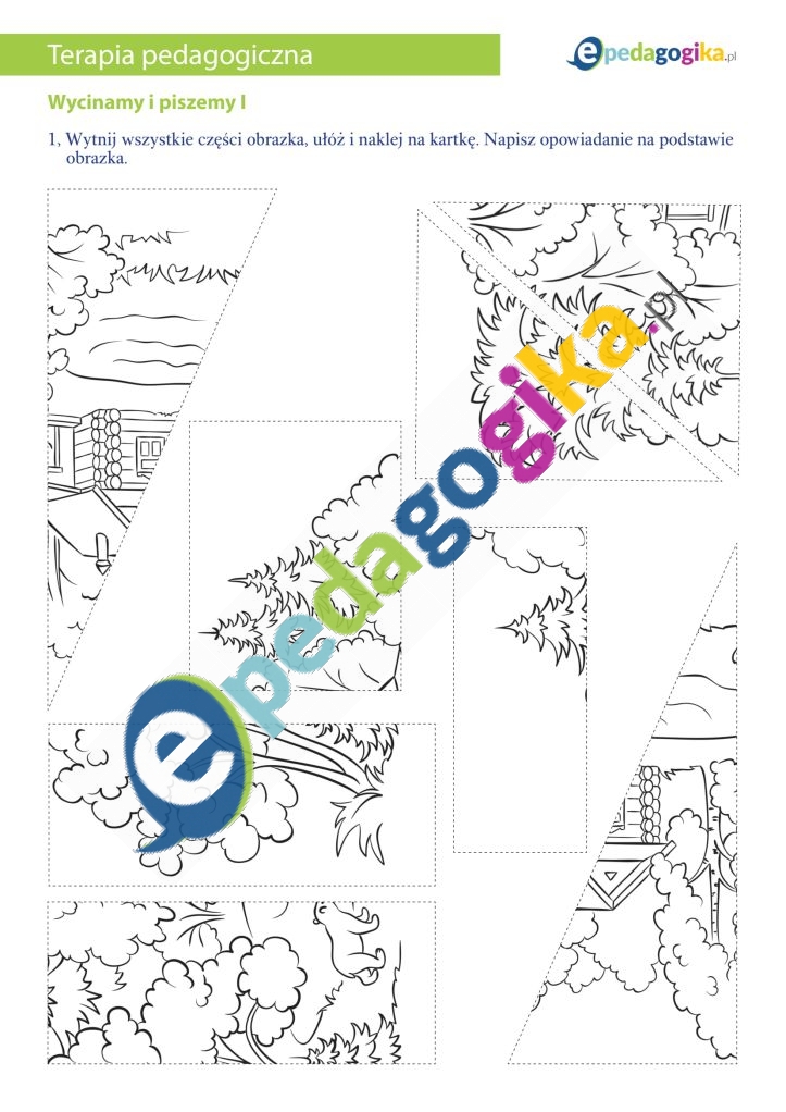 Wycinamy i piszemy I-1