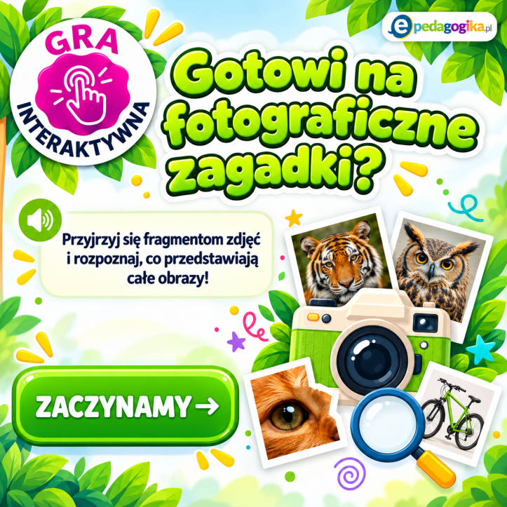 Co jest w kadrze? Fotograficzne zagadki interaktywne