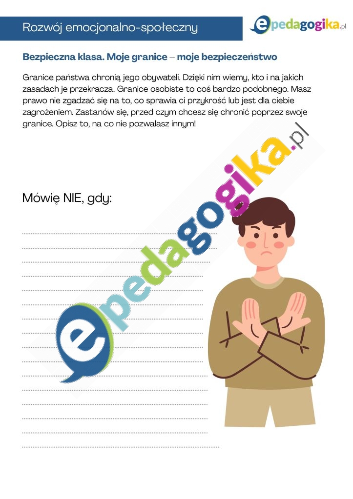 Moje granice - moje bezpieczeństwo