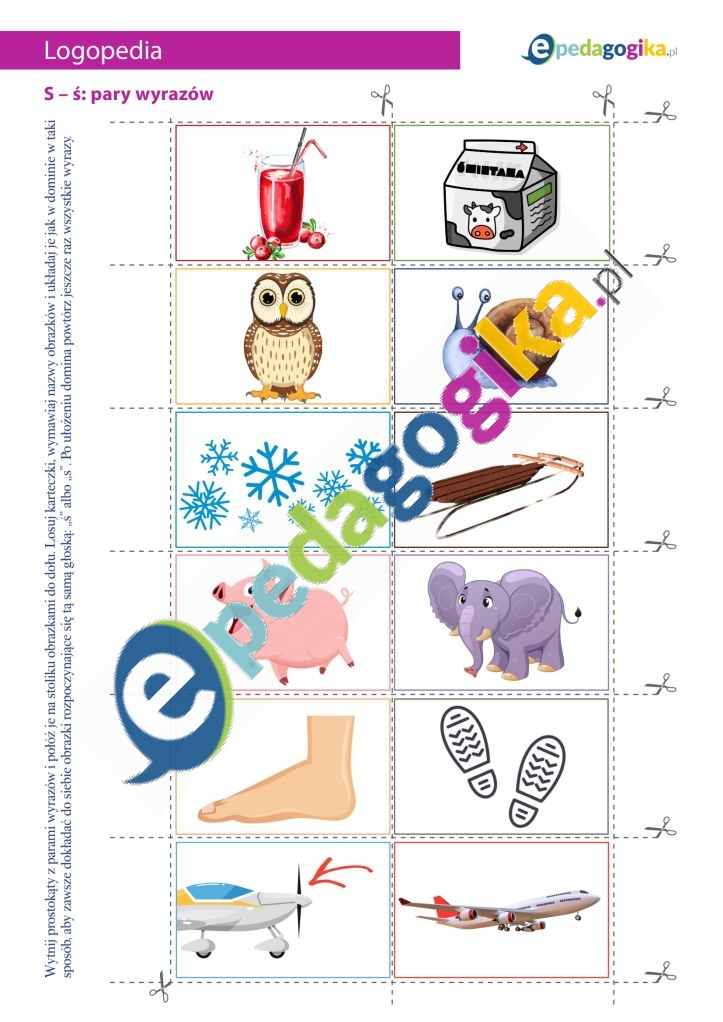 S  ś pary wyrazów-3