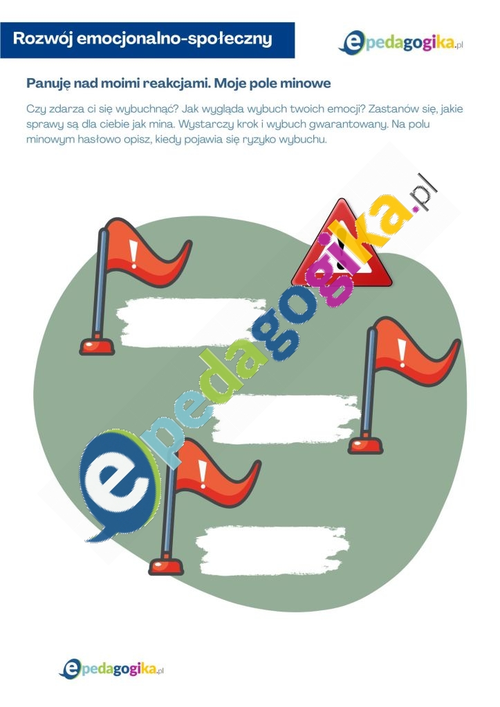Panuję nad moimi reakcjami. Moje pole minowe