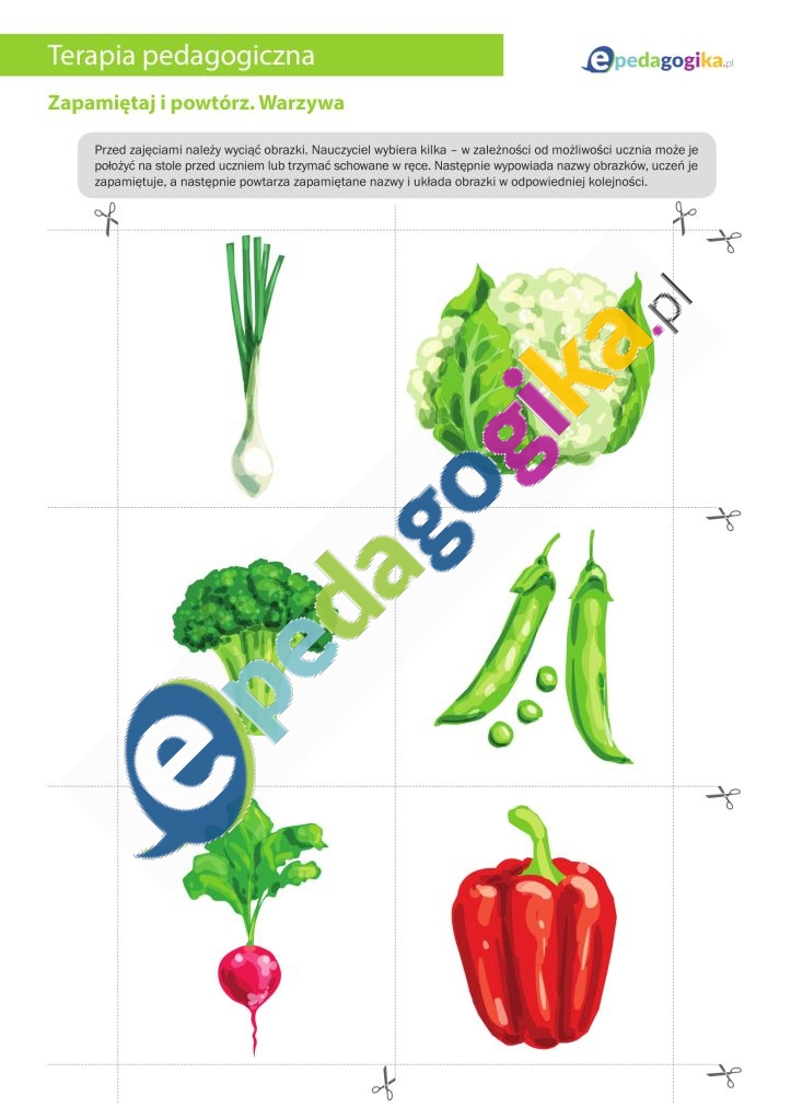 Zapamiętaj i powtórz. Warzywa-1