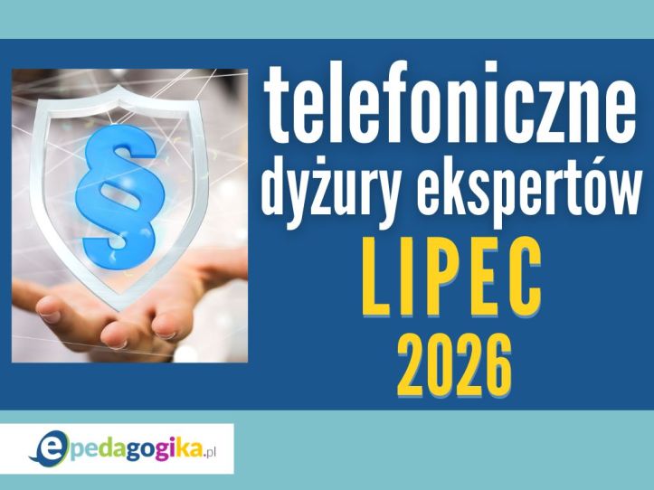 Telefoniczne dyżury ekspertów: LIPIEC 2026