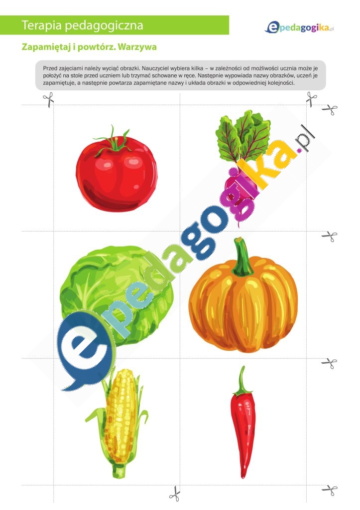Zapamiętaj i powtórz. Warzywa-2