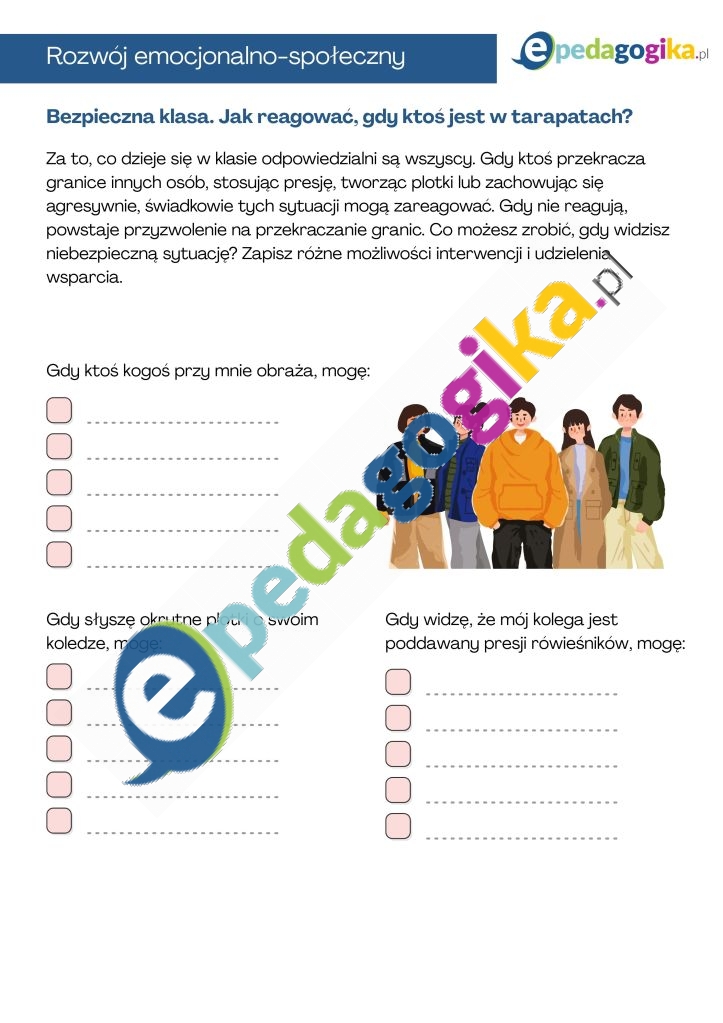 Jak reagować, gdy ktoś jest w tarapatach