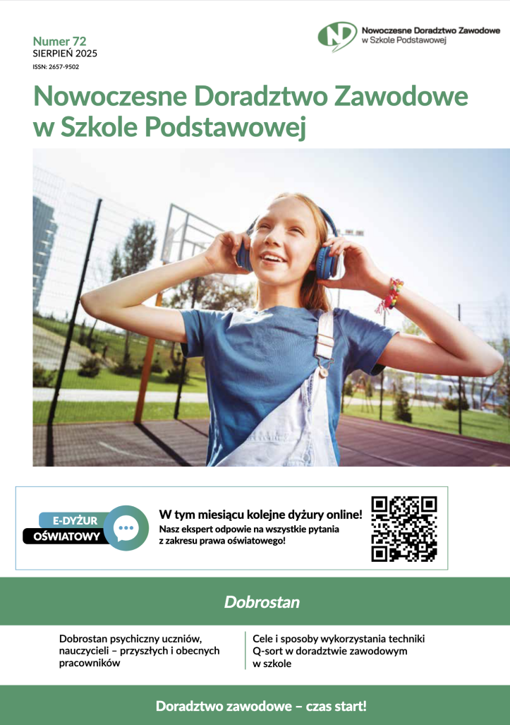   Nr 72: Nowoczesne Doradztwo Zawodowe w Szkole Podstawowej