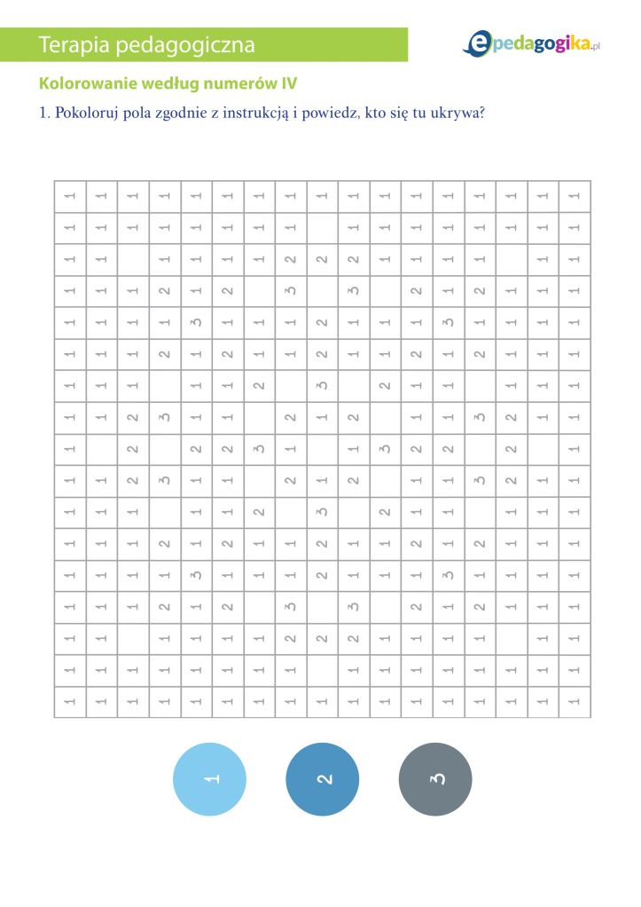 Kolorowanie według numerów IV