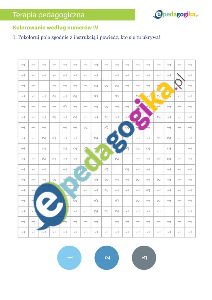 Kolorowanie według numerów IV