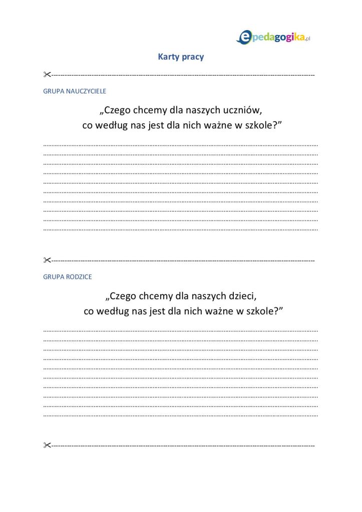 Szkoła i rodzice, czyli zjednoczenie sił – warsztat dla rodziców