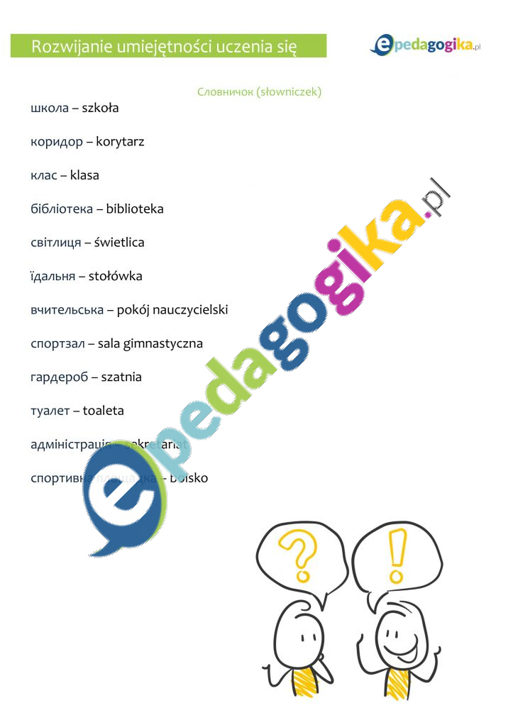 Nauka języka polskiego ze słuchu dla uczniów z Ukrainy