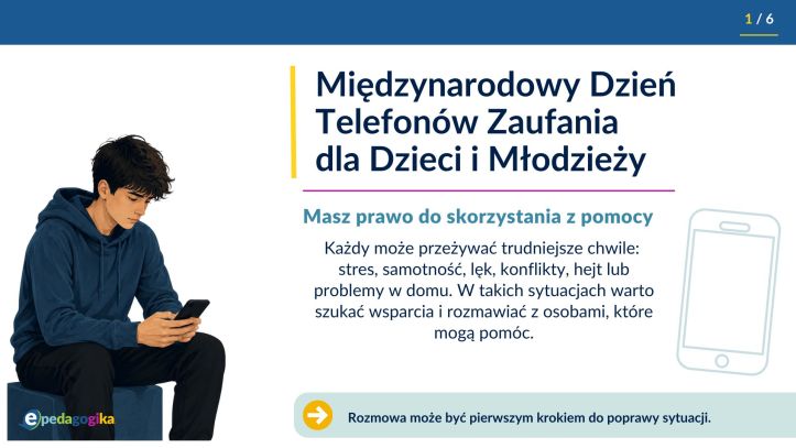 Prezentacja multimedialna: Międzynarodowy Dzień Telefonów Zaufania dla Dzieci i Młodzieży