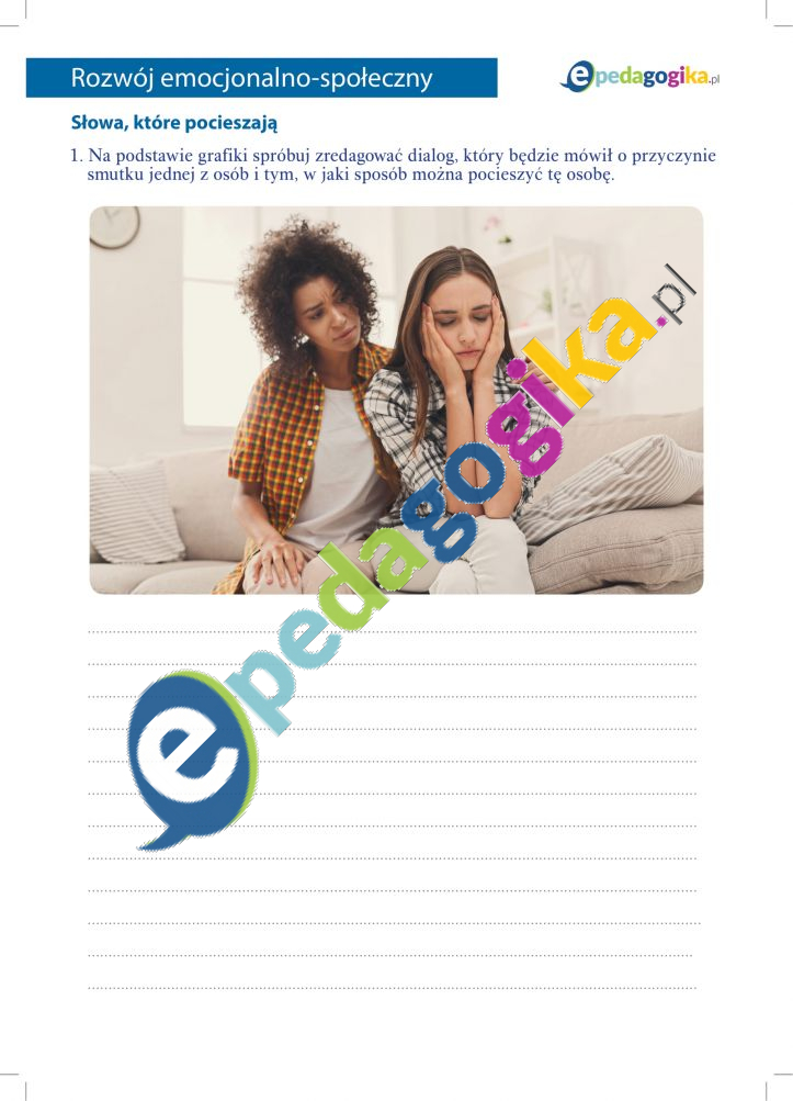 Zacytuj Słowa Które Wyjaśniają Dlaczego Ludziom Brakuje Przyjaciół Ćwiczenie dla uczniów z autyzmem i zespołem Aspergera - ePedagogika