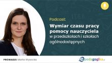 Wymiar czasu pracy pomocy nauczyciela