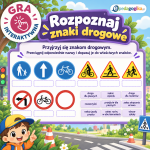 Rozpoznaj znaki drogowe – gra interaktywna