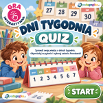 Quiz „Dni tygodnia” w pastelach