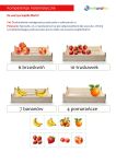 Owoce i warzywa. Karty pracy rozwijające kompetencje matematyczne