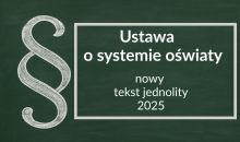  Ustawa o systemie oświaty – tekst jednolity 2025