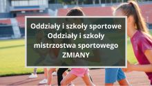 Klasy sportowe i szkoły sportowe – zmiany ogłoszone w Dzienniku Ustaw