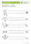 Halloween: Rysuj po śladzie – szlaczki