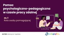 Pomoc psychologiczno-pedagogiczna w czasie pracy zdalnej