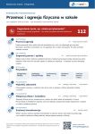 Procedura postępowania w przypadku występowania zjawiska przemocy i agresji fizycznej w szkole