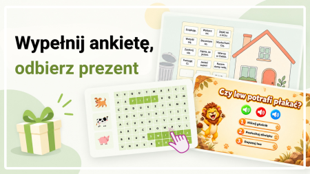 Wypełnij krótką ankietę i odbierz darmowe gry interaktywne!