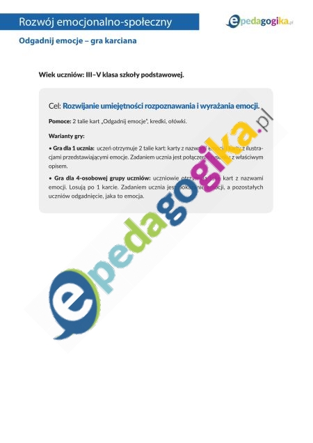 Odgadnij emocje - gra karciana-1