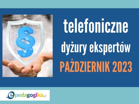 Telefoniczne dyżury ekspertów w październiku 2023 r.