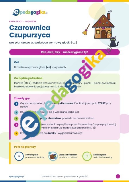 Czarownica Czupurzyca. Logopedyczna graplanszowa_page-0001