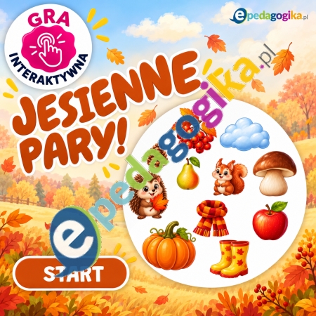 Jesienne pary – interaktywna gra edukacyjna