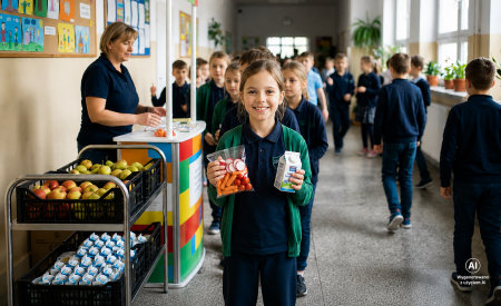 Unijny „Program dla szkół” Krajowego Ośrodka Wsparcia Rolnictwa 2026 – owoce i warzywa, mleko i przetwory mleczne w szkołach podstawowych