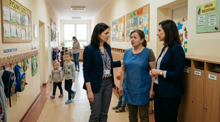 Woźna uderzyła dziecko – jak powinien postąpić dyrektor przedszkola?