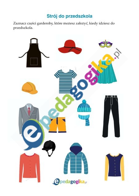 Strój do przedszkola