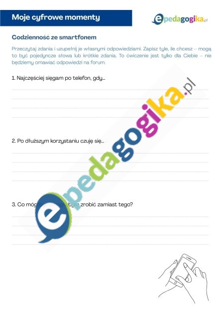 Karta pracy nr 1. Moje cyfrowe momenty