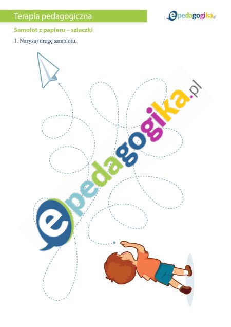 Samolot z papieru – szlaczki-1
