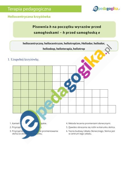 Heliocentryczna krzyżówka-1