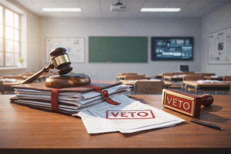   Prezydent zawetował nowelizację Prawa oświatowego. Reforma programowa i zmiany w egzaminie ósmoklasisty wstrzymane