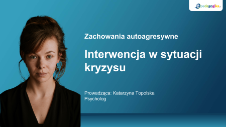 Autoagresja u ucznia – interwencja w sytuacji kryzysu