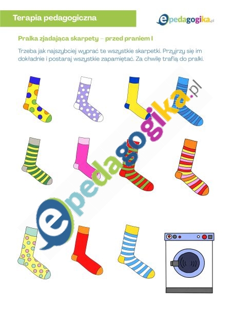 Pralka zjadająca skarpety I - przed praniem