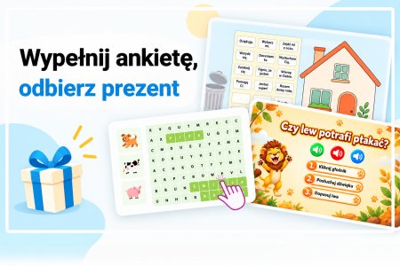 Wypełnij krótką ankietę i odbierz darmowe gry interaktywne!