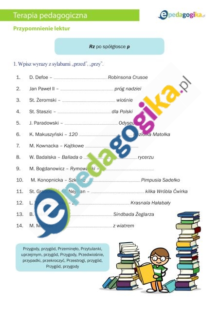 Przypomnienie lektur-1